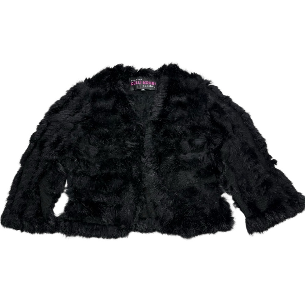 Lightweight “Woven” Rabbit Fur Jacket for XS Women or Girls